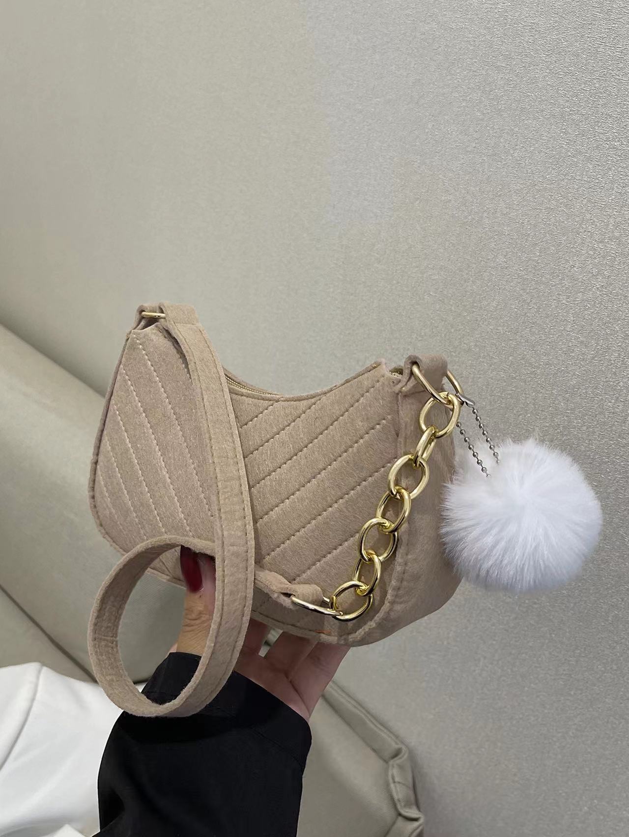 Casual Women's New Retro Solid Color Shoulder Messenger Bag