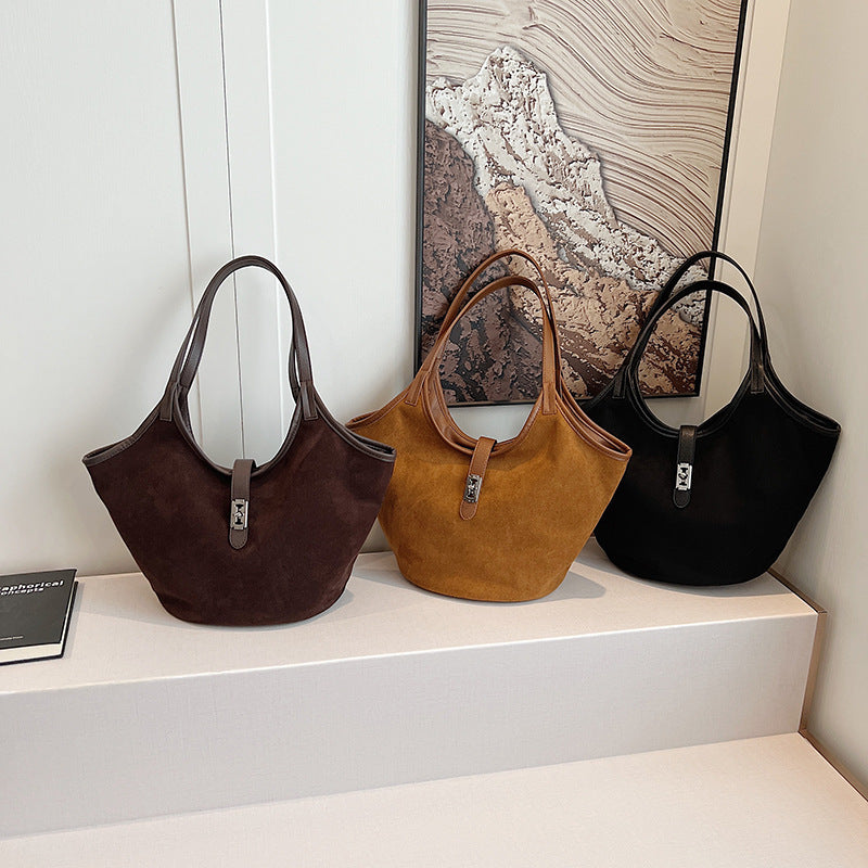 Fashion Frosted Vintage Tote Bag For Women