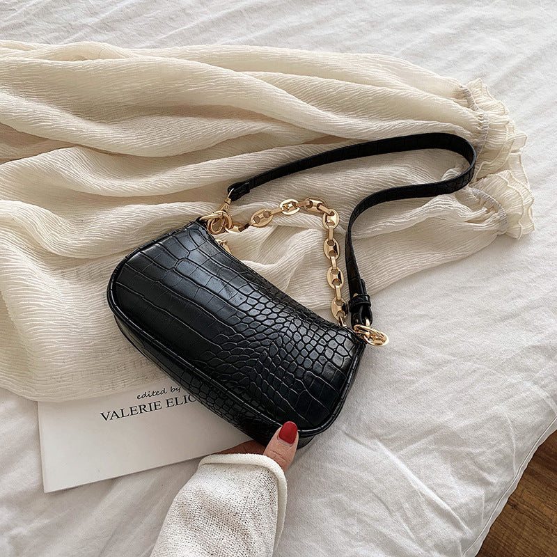 One shoulder armpit bag for women