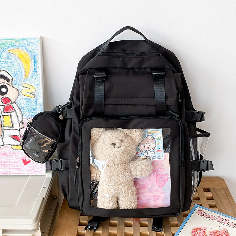Student Large Capacity Backpack Japanese Simple And Versatile
