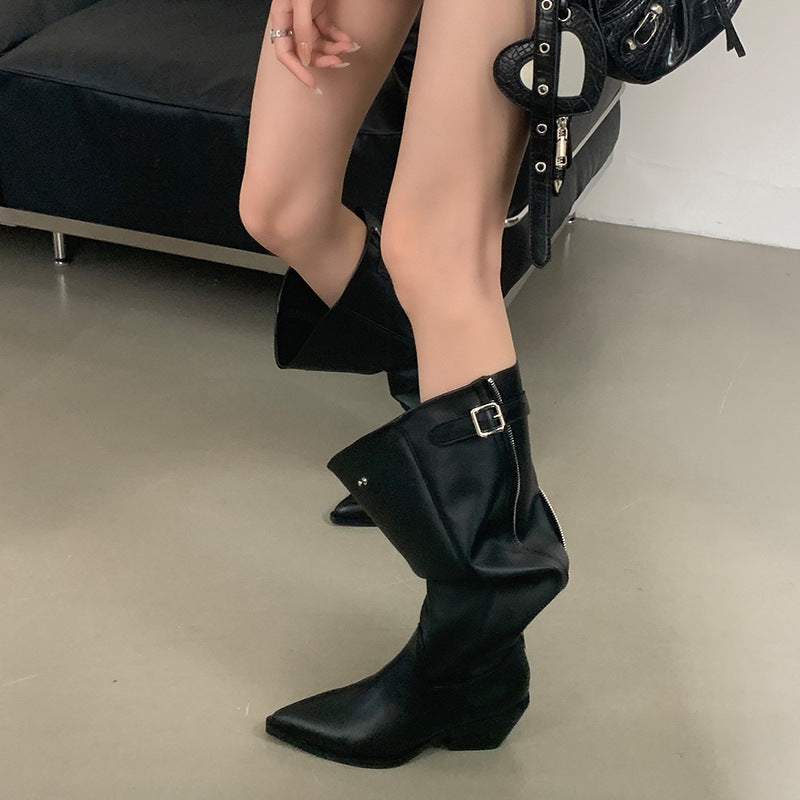European And American-style High Boots For Women