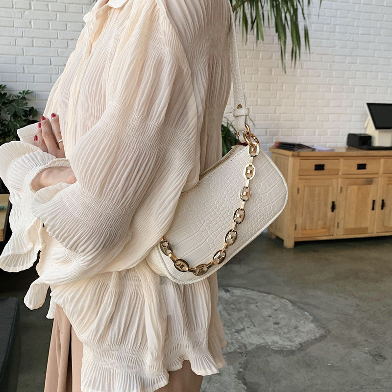 One shoulder armpit bag for women