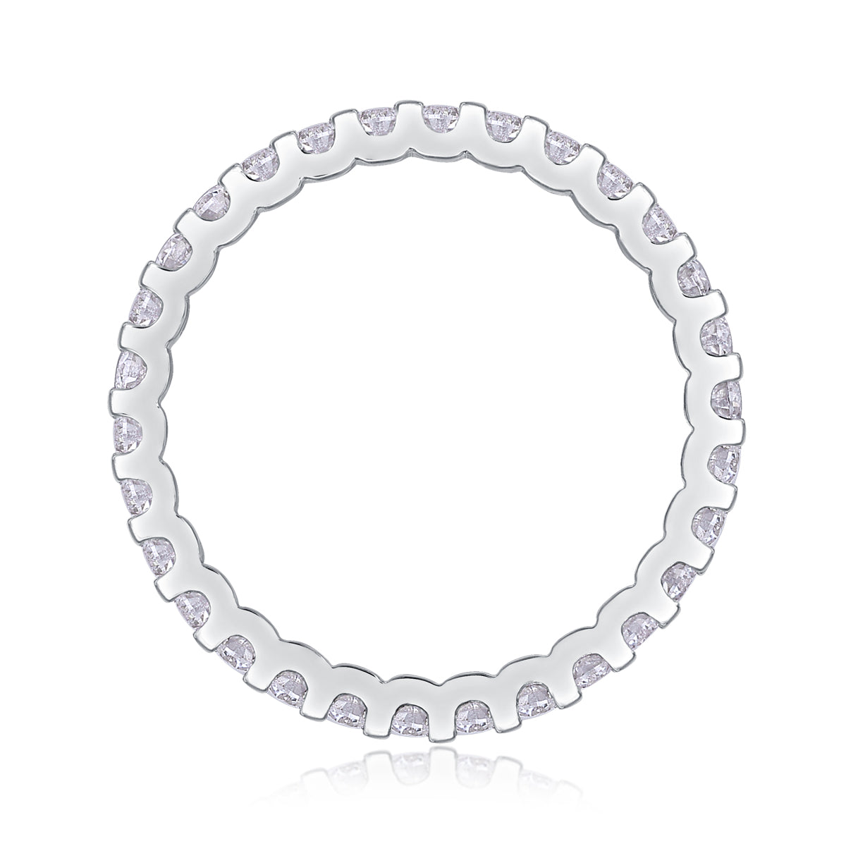 Wish - A Wedding Ring Set With Top-quality Moissanite S925 In Silver And Platinum-plated. The Ring Can Be Tested With A Diamond Pen