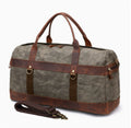 Waterproof oil wax canvas handbag