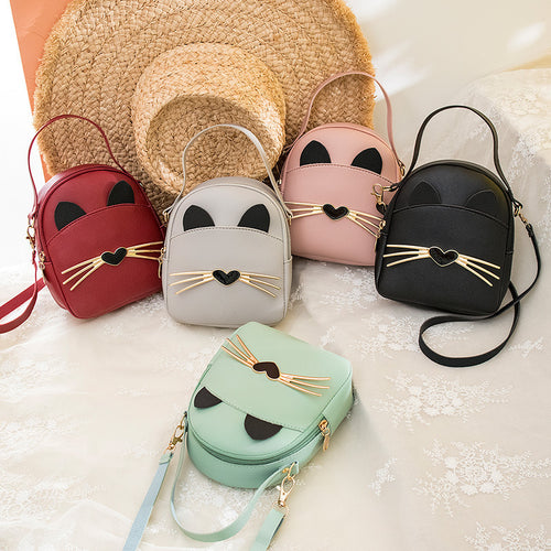 All-match Ladies Backpack Casual Cat Ears