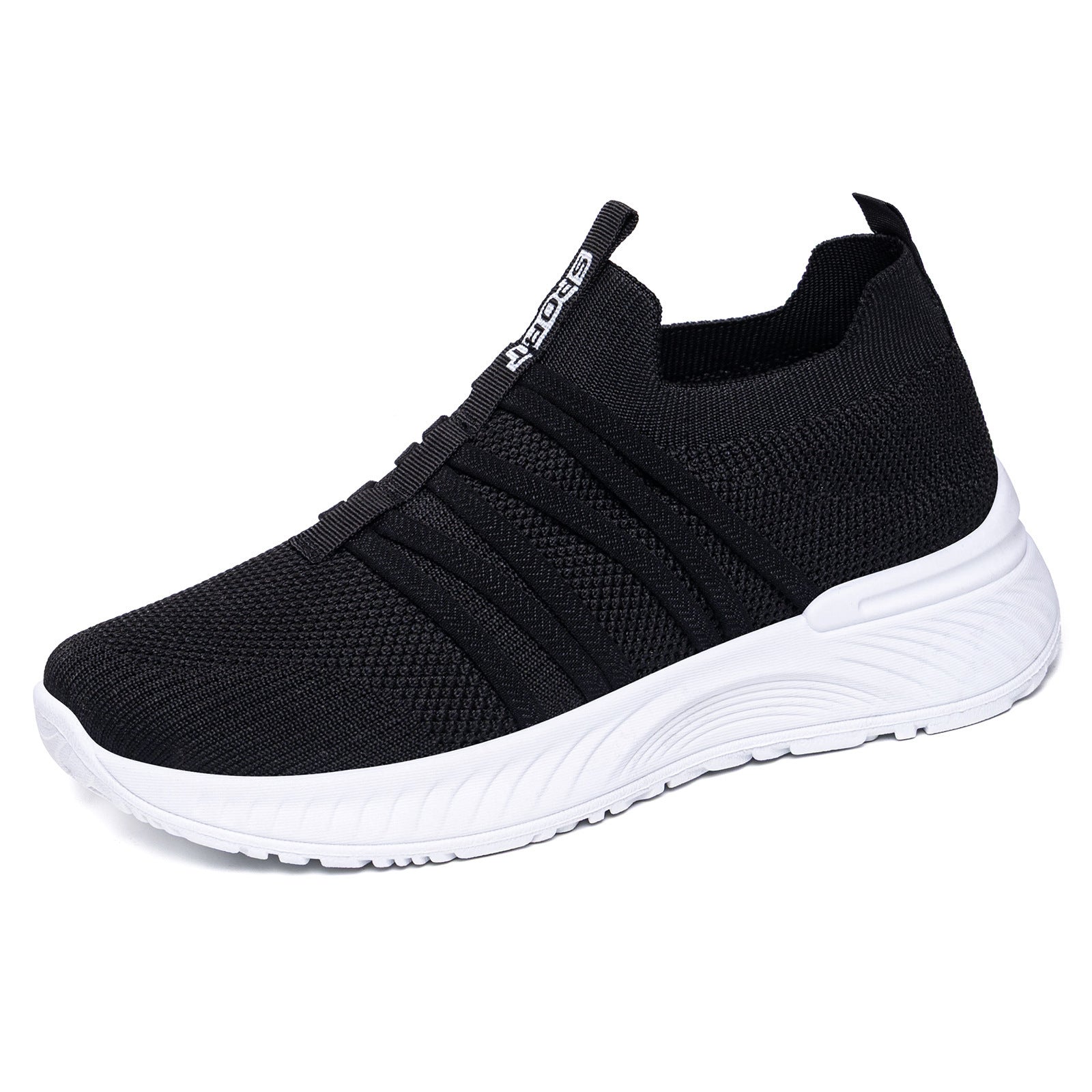 Summer New Breathable Flyknit Slip-On Casual Shoes