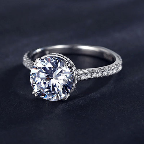 Cross Border Explosion S925 Sterling Silver Ring Women''s Fashion Luxury